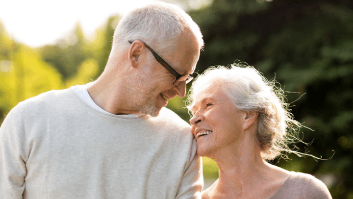 When Is It Time? How To Talk To Your Spouse About Senior Living In West Union, Ia 2 A Senior Couple Looking Into Each Other'S Eyes And Smiling Together
