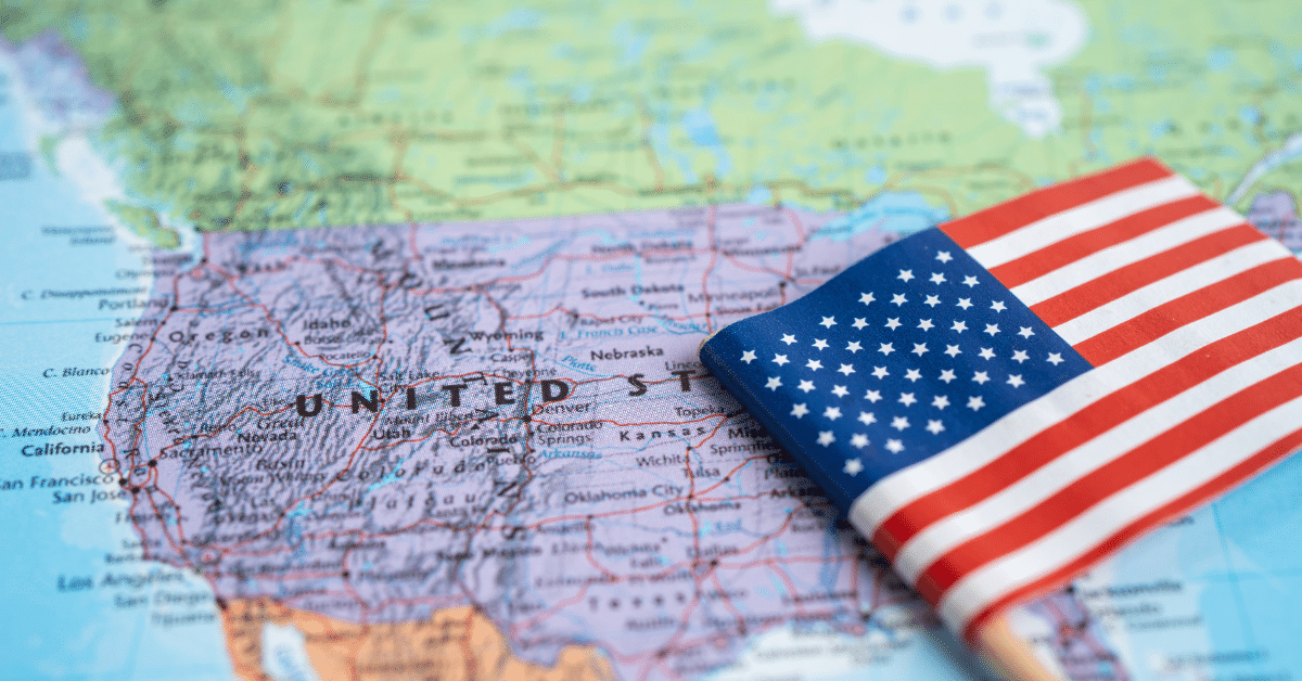 Patriotic Flavors: Taste Of America In Assisted Living 3 A Map Of The Us With The Flag
