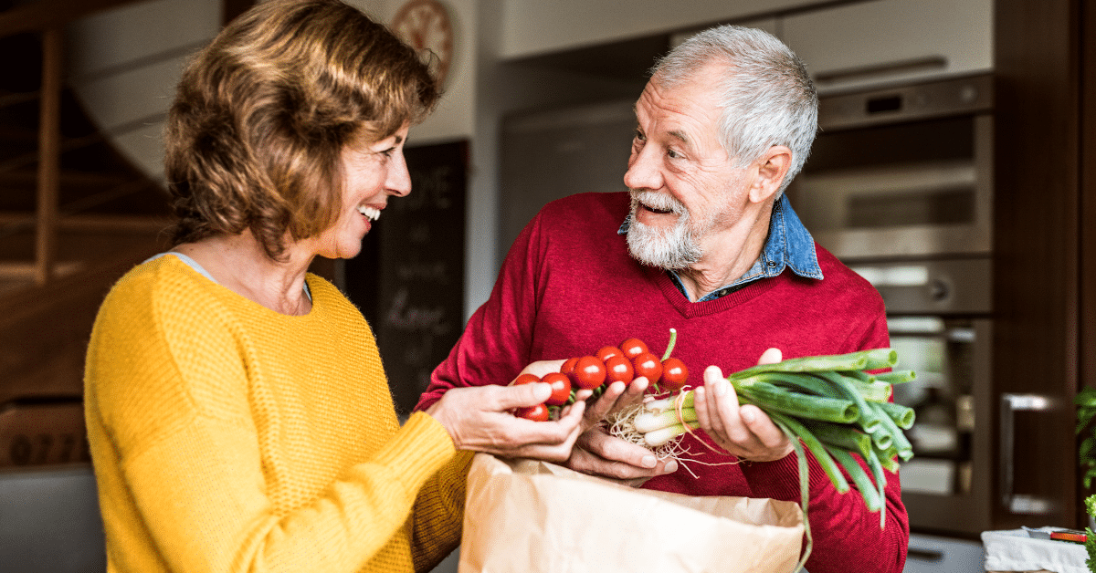 Stress-Busting Superfoods: Natural Remedies For Calm &Amp; Relief 3 A Senior Couple With Food