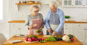 Stress-Busting Superfoods: Natural Remedies For Calm &Amp;Amp; Relief 2 A Senior Couple Cooking