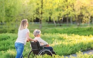 Seniors In Memory Care Community