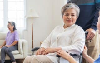 Older People In Senior Assisted Living