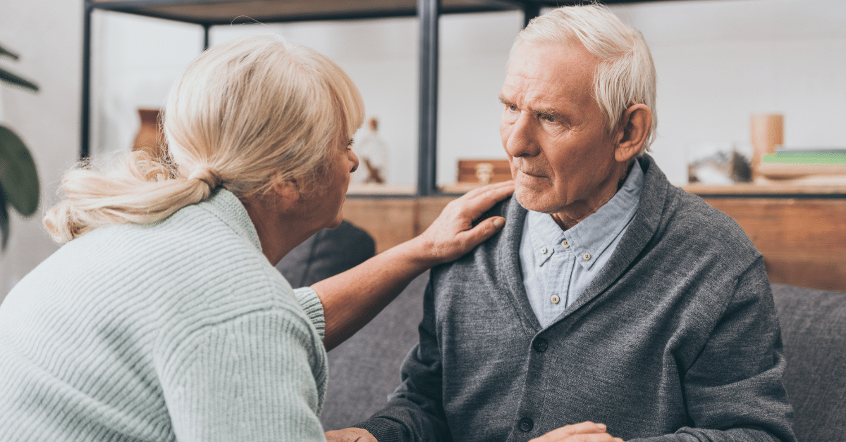 After A Dementia Diagnosis: Next Steps 3 A Senior Couple Having A Conversation