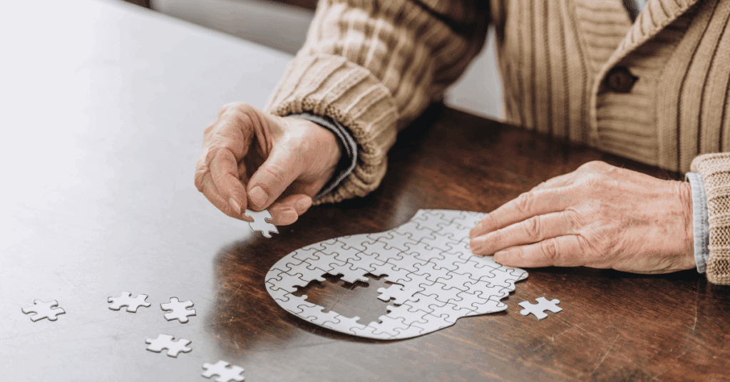 After A Dementia Diagnosis: Next Steps 2 A Senior Man Making A Puzzle